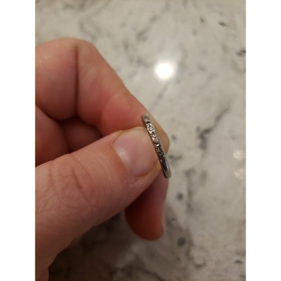 Diamond Platinum ring - Picture 2 of 2